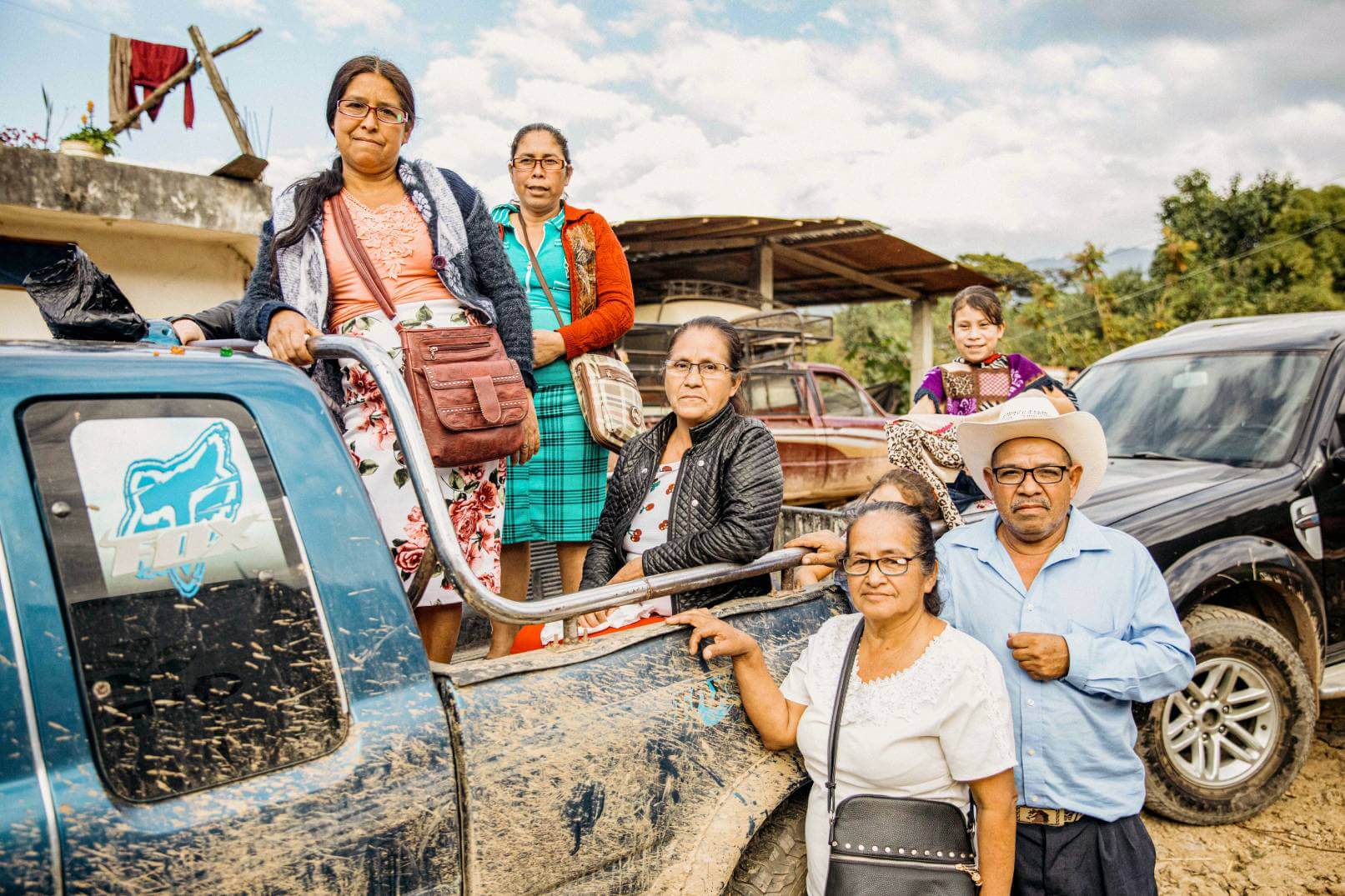 People from Guatamela farm
