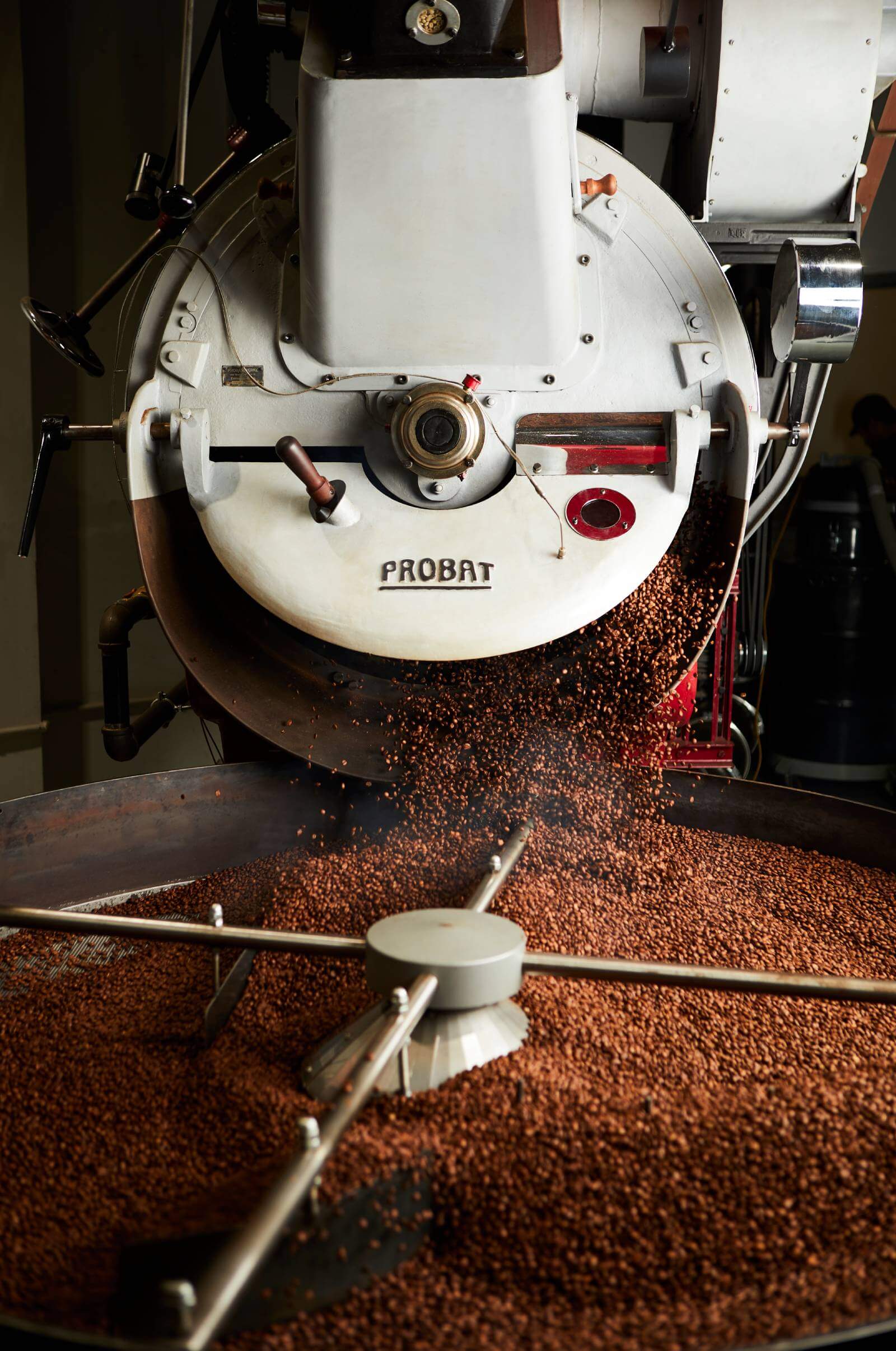 A Coffee roasting machine